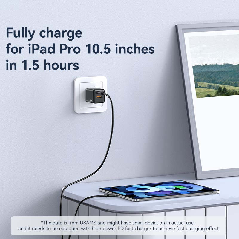 USAMS US-SJ702 3m Type-C to Lightning 30W Fast Charging Cable 480Mbps Data Cable USAMS US-SJ702 3m Type-C to Lightning 30W Fast Charging Cable 480Mbps Data Cable